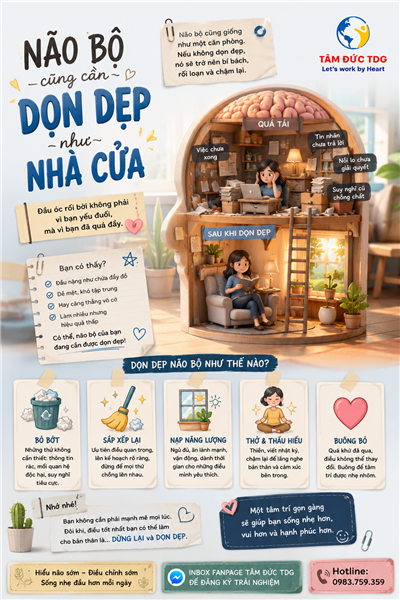 🧠 “NÃO BỘ CŨNG CẦN DỌN DẸP NHƯ NHÀ CỬA”