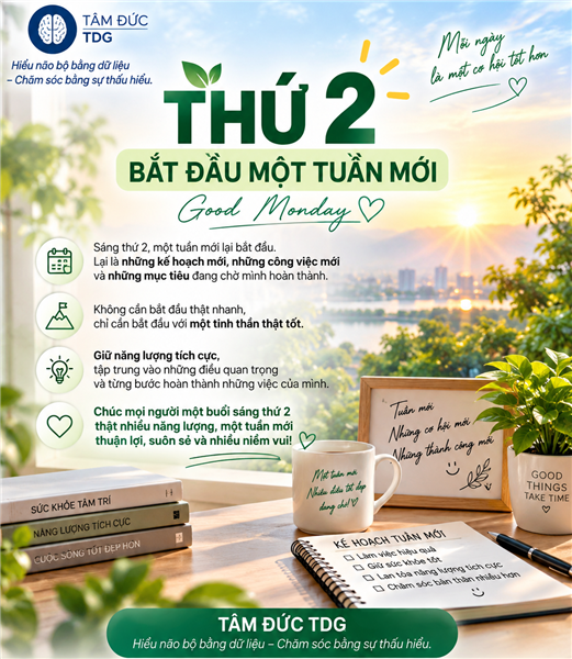 ☀️ THỨ 2 – BẮT ĐẦU MỘT TUẦN MỚI
